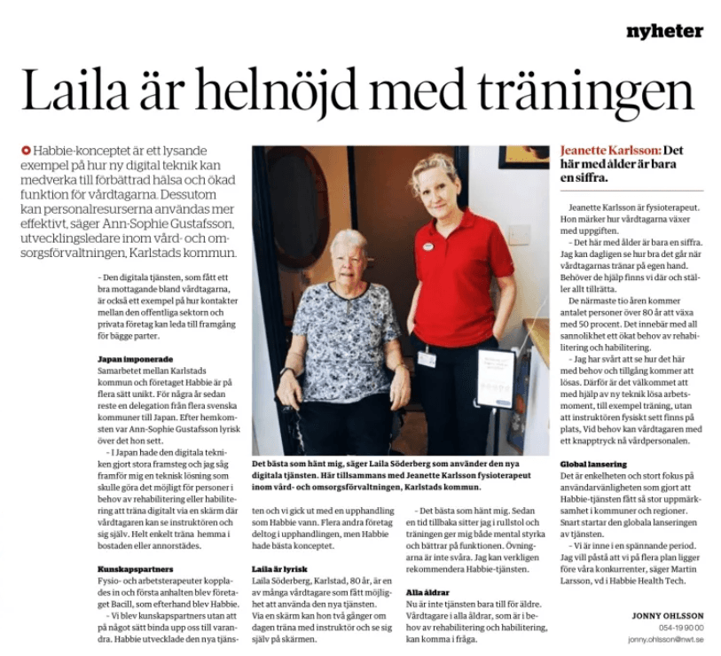 Värmlands Affärer uppmärksammar Habbie